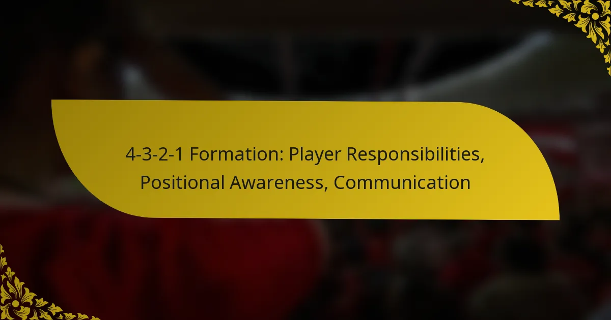 4-3-2-1 Formation: Player Responsibilities, Positional Awareness, Communication